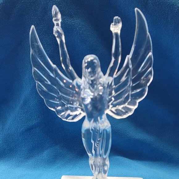 Victory trophy Award Clear with marble base. 6" tall 2010 beauty pageant - Picture 1 of 12